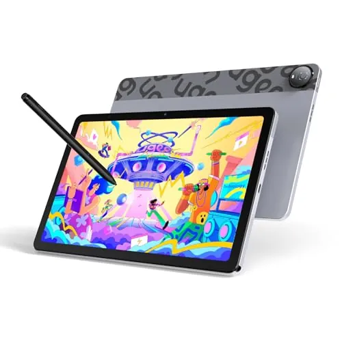 Ugee UT2 Tableta Independiente con Pantalla 2K de 10,36 Pulgadas y Acabado NanoMatte, Pad Portátil con U-Pencil, 6GB+128GB, Android 14, 7000mAh, 8MP+8MP, Cuerpo Metálico