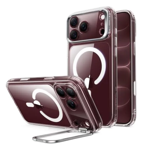 ESR Classic Hybrid Funda para iPhone 18 Pro/17 Pro con Soporte Flex