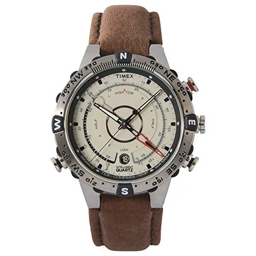 Timex Intelligent Quartz Tide-Temp-Compass - Reloj de 45mm para hombre T2N721
