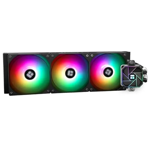 TR AQUA ELITE 360 V3, 3 ventiladores ARGB PWM con rodamientos S-FDB, bomba eficiente controlada por PWM, para AMD / AM4 / AM5 Intel LGA1150 / 1151/1200 /1851/1700 (AE360 V3)
