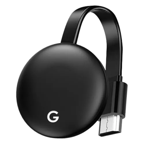 Adaptador Dongle HDMI Inalámbrico 2.4GHz 1080P, Wireless WiFi Display Dongle, Compatible con iOS 8+/ Android 5.0+, Mac/Windows 7+/ Chromecast, TV, Proyector, Monitor
