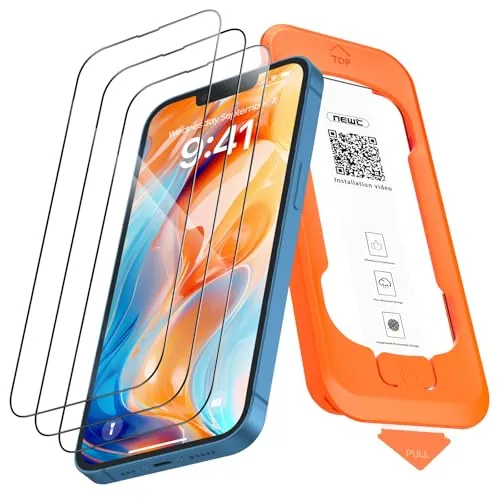 NEW'C Protector Pantalla para iPhone 16e/14/13/13 Pro