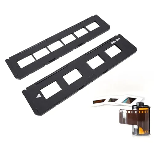 Soporte para Diapositivas de 135 mm, 4 Orificios y Bandeja de 35 mm de Largo, Soporte para películas negativas, 6 Orificios para escáneres de películas 7200/7200u