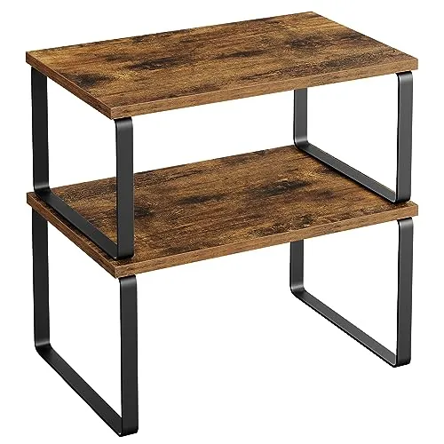 SONGMICS Estante para Especias, Juego de 2, Extensible