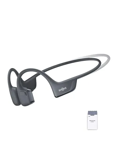 SHOKZ OpenRun Pro 2 Mini Auriculares Deportivos de Conducción Ósea, Inalámbricos Bluetooth 5.3, Micrófonos con Cancelación de Ruido, Resistente al Agua IP55, 12h Reproducción, Carga Rápida USB-C