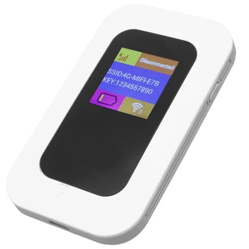 Pocket WiFi, 300Mbps de Alta Velocidad 4G 5G Hotpot WiFi Portátil con Batería de 2100 MAh y Ranura para Tarjeta SIM para Acampar de Viajes y Acceso a Internet Al Aire Libre