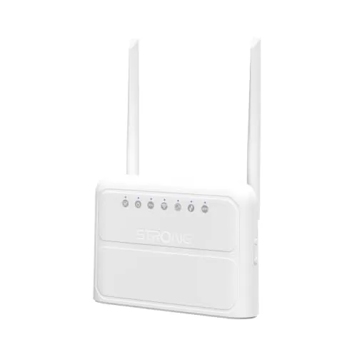 Strong N300 Router con Tarjeta SIM, Red 4G Cat4 LTE, 4 x Puertos 100 Mbps