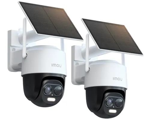 Imou Cámara Vigilancia WiFi 3K Exterior Solar, Cámara Sin Cable de Batería