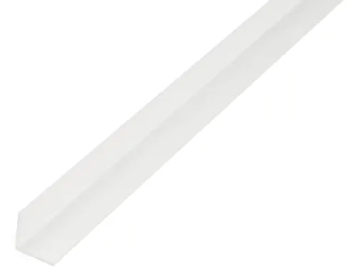 Alberts 478971 Eco Perfil angular | PVC-U, blanco, 1000 x 30 x 30 mm
