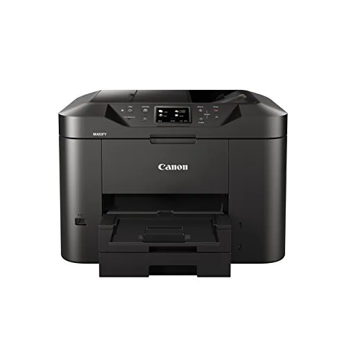 Canon Maxify MB2750 Impresora Compacta Multifunción 4 en 1, Sistema de Inyección de Tinta, WiFi, Pantalla LCD Táctil, ADF de 50 Hojas, Impresión de Alta Velocidad, Capacidad 500 Hojas, Negro
