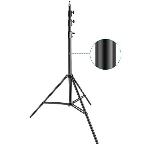 NEEWER Resistente Soporte de Luz, 13ft/4m Ajustable Metal C Stand, Negro