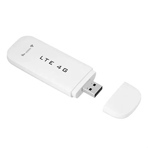 USB LTE Surfstick Adaptador, 4G LTE WLAN Módem Stick USB Adaptador de Red Inalámbrica Hotspot Wi-Fi de Viaje de Bajo Costo con FDD B1 / B3 Tarjetas SIM Compatibles 100 Mbp