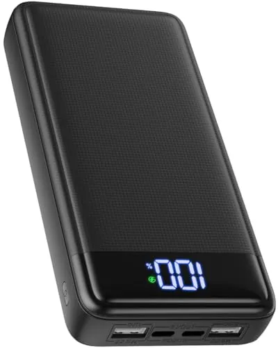 Power Bank, 22.5W Batería Externa 26800mAh, 20W USB C Entradas y Salidas Cargador Portatil Carga Rápida Bateria Portatil Compatible con iPhone 16 15 14 13 12 Pro MAX iPad Tablet etc.