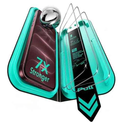 ESR Pack 3 Protector Pantalla para iPhone 18 Pro/iPhone 17 Pro, Armorite