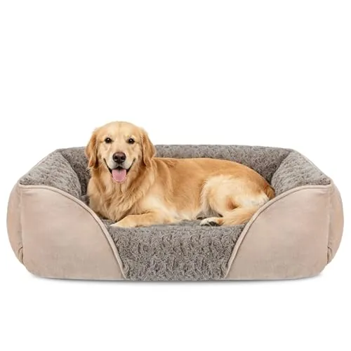 JOEJOY Cama Perro Grande, Cama para Perros Lavable, 89x63x23cm