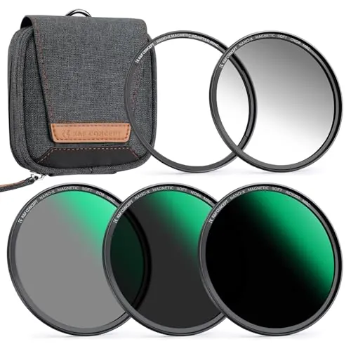 K&F CONCEPT Nano-Xcel 67mm Pack de Filtro Magnético GND8+ND8+ND64+ND1000