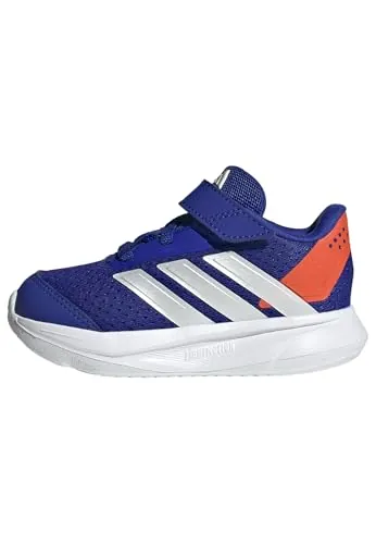adidas Unisex bebé Duramo SL2 Shoes Infants, Lucid Blue/Zero Met./Impact Orange, 24 EU