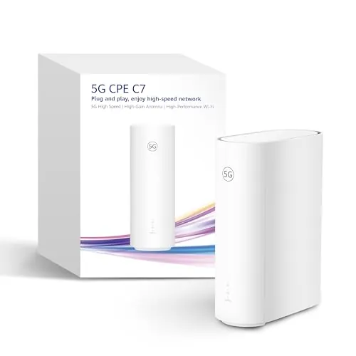 5G CPE C7 Router SIM, Wi-Fi 6 AX3000, hasta 5.8 Gbps, 2X GE LAN