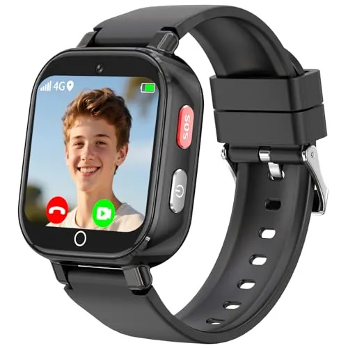 Reloj Inteligente niño-Reloj con GPS y Llamadas 4g Videollamadas SOS