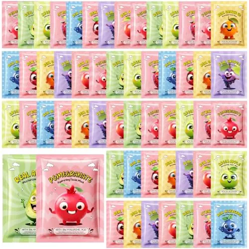 mascarillas faciales 54 piezas set regalo mujer, mascarilla facial 9 perfumadas, skincare set de regalo belleza mujer, hidratantes mascarilla tela para cumpleaños Navidad fiestas spa dell'Avvento