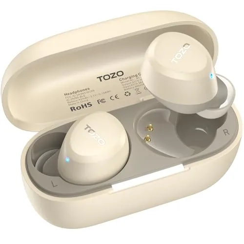 TOZO A1 Auriculares Inalámbricos Bluetooth, Ideales para oídos pequeños