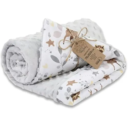 Totsy Baby Manta Bebé Minky Invierno Polar algodón Doble Cara Infantil Cuna