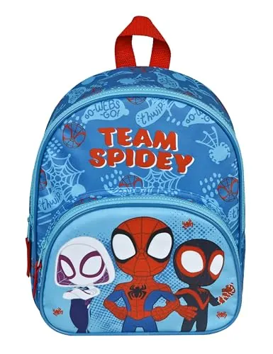 Undercover - Mochila infantil Spidey - con bolsillo frontal - para jardín de infancia, tiempo libre y viajes - resistente y práctica - para niños a partir de 4 años