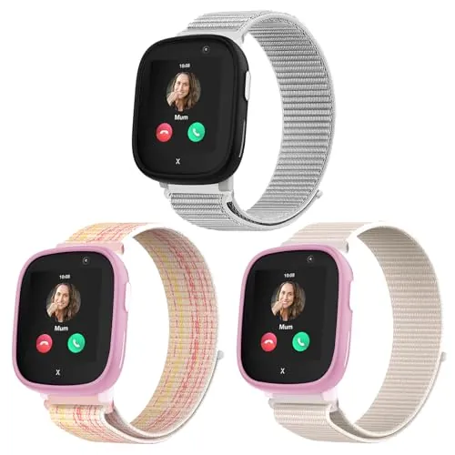 OUTPUTBT Nylon Correa 20mm para Xplora X6 Play/X 6/X6 Pro/XPLORA XMOVE/Slothcloud H97/Anio 5/Anio 6/Gizmo/Gabb Watch 3/2/1 Sport Pulsera para Niño Niña