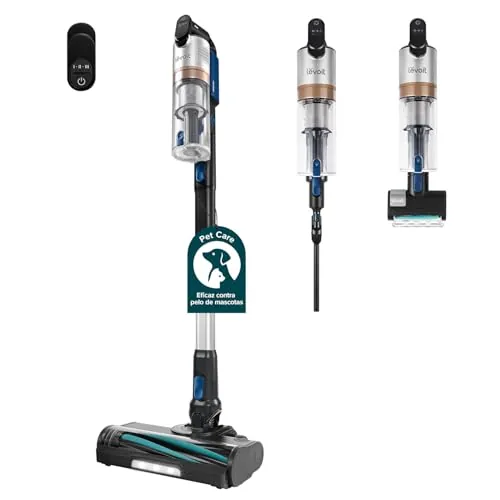 Levoit LVAC300 Aspiradora sin Cable para Mascota, Mini Cepillo Turbo, HEPA
