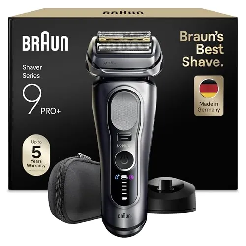 Braun Series 9 Pro+ Afeitadora Eléctrica Hombre, 9617si, Plata