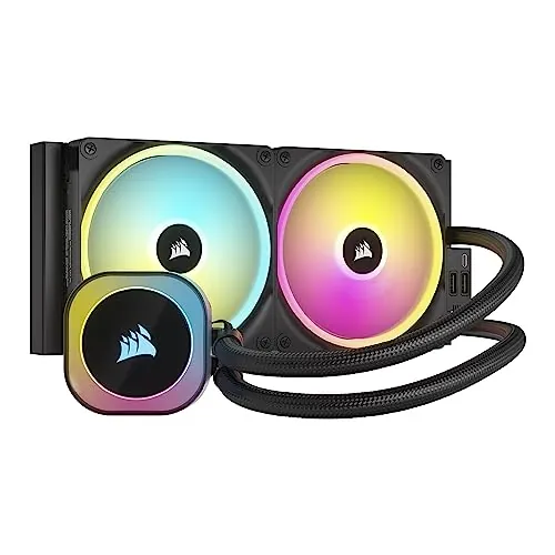 CORSAIR iCUE LINK H115i RGB Refrigerador Líquido Para CPU - 280mm AIO - Ventiladores QX140 RGB - Se Adapta a Intel LGA 1700, AMD AM5 - Concentrador de Sistema iCUE LINK Incluido - Negro
