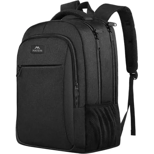 MATEIN Mochila Portatil Hombre Impermeable, Mochila Ordenador Portatil 15.6