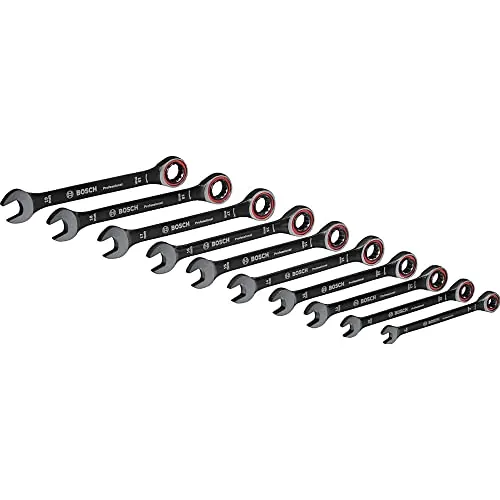 Bosch Professional set de 10 llaves (8/10/12/13/14/15/16/17/18/19 mm, bolsa) - Set exclusivo de Amazon