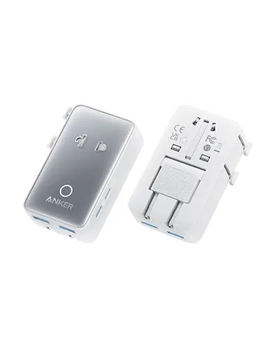 Anker Nano Adaptador Enchufe Universal de Viaje con 5 Puertos