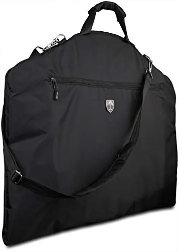 TRAVANDO Portatrajes Hombre Viaje, Estuche para Trajes con Compartimento para Ordenador