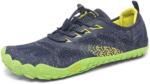 SAGUARO Hombre Mujer Minimalistas Zapatillas de Trail Running Ligeras y Respirable Zapatos Descalzos Gym Playa Calzado de Deportes Acuaticos para Correr Senderismo, Azul 41 EU
