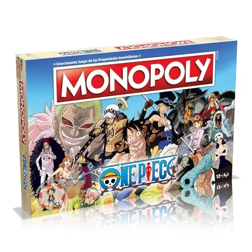 Monopoly Juegos de Mesa One Piece 2-6 Jugadores Desde 12+ Años