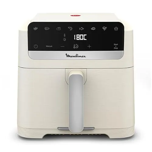Moulinex Easy Fry Compact, Freidora de aire, Capacidad de 7,5L, 8 Raciones