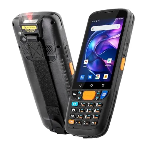 NETUM - Escáner de Código de Barras de Mano Android 11, Computadora Móvil de 4 + 64 GB, Motor de Escaneo de Código de Barras HS7 1D 2D, Pantalla Táctil de 4 Pulgadas con 23 Teclas, IP67 Q500