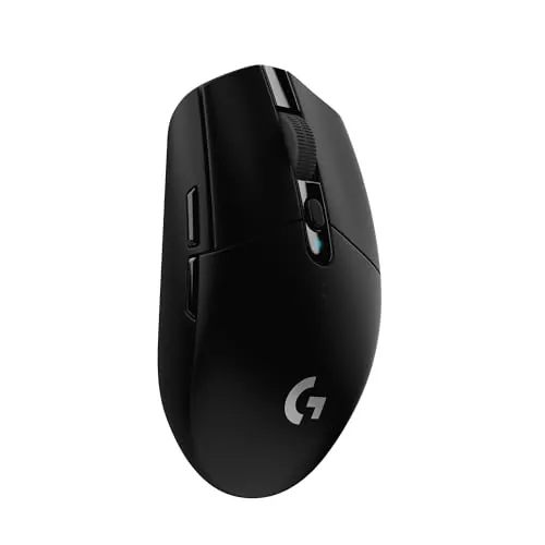 Logitech G G305 Lightspeed Ratón Gaming Inalámbrico, Captor Hero 12K, 12,000 dpi, Ultra-Ligero, Batería de 250h, 6 Botones Programables, Memoría Integrada, PC/Mac - Negro