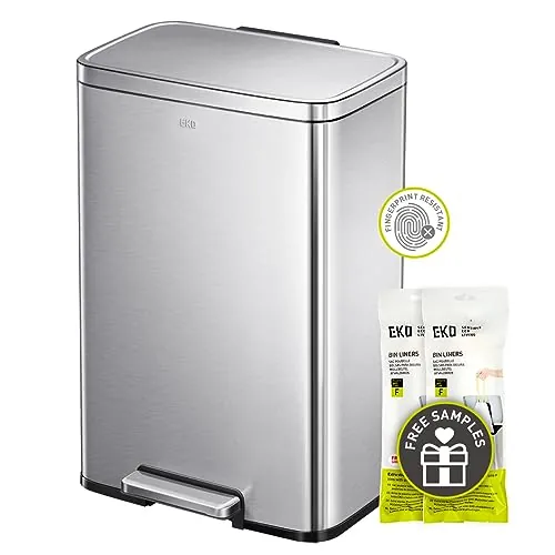 EKO Madison Cubo de Basura para Cocina 50 L con Pedal
