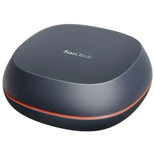 SanDisk Desk Drive SSD 4TB unidad SSD externa de sobremesa, compatible con Windows y Mac, copias de seguridad automáticas, hasta 1000 MB/s, Alta capacidad, formato exFAT, USB-C, USB 3.2 Gen 2
