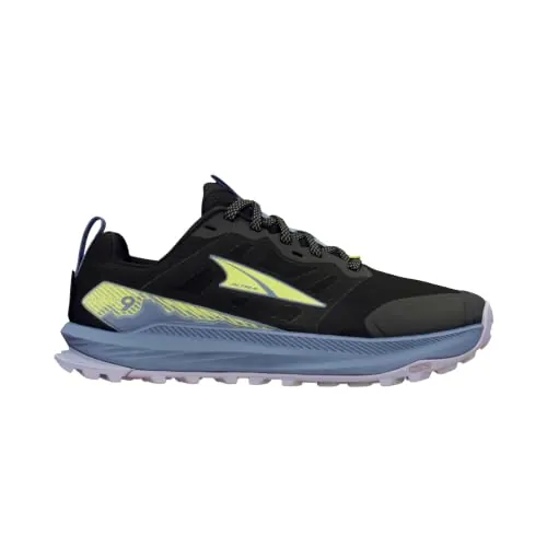 Altra Lone Peak 9 - Tenis de Correr para Mujer, Negro/Azul, 38.5 EU