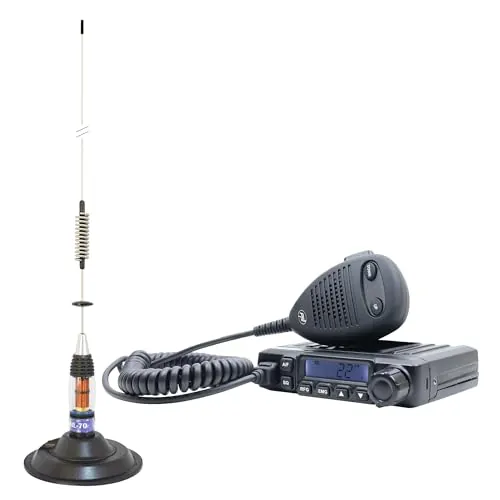 Radio CB PNI Escort HP 6500 ASQ con Antena CB PNI ML70