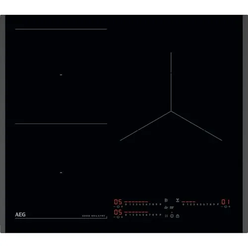 AEG Placa de Inducción, TN63IP0BFB, 3 Zonas, 60 cm, negro