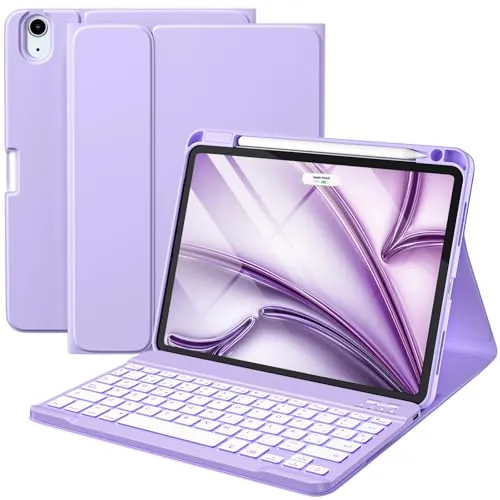 Vobafe Funda Teclado para iPad Air 11 Pulgadas M4 M3 M2 & iPad Air 5/4 Gen