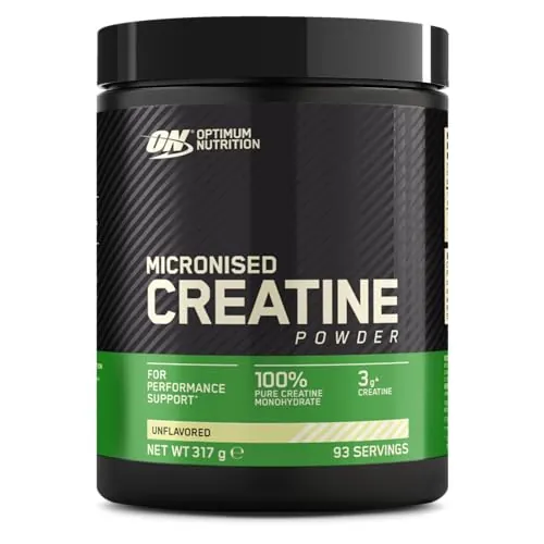 Optimum Nutrition Creatina Monohidrato Micronizada en Polvo, 317g