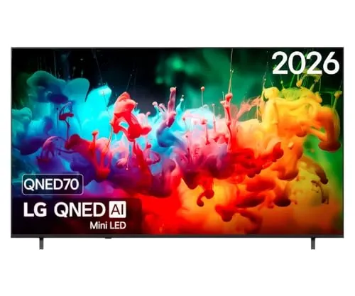 LG 85QNED70B6A - Smart TV QNED MiniLED AI 85" 4K Sin Reflejos 94%, 2026