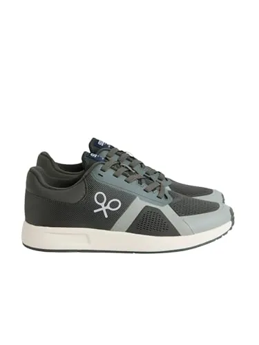 SILBON Zapatilla Slice Runner Verde Oscuro para Hombre Talla 43