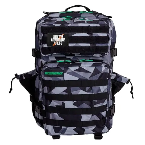 ELITRAINX Mochila 45L Táctica Militar USA Impermeable Deporte, Cabina Avión, CrossTraining, Aire Libre Deportes Gimnasio Portatil by ELITEX TRAINING (Hulk)